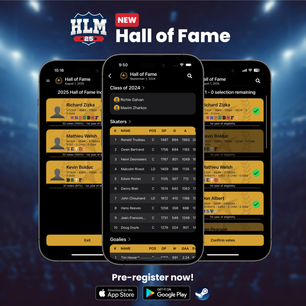 HLM25 Feature Reveal: Hall of Fame HLM25 Feature Reveal: Hall of Fame
