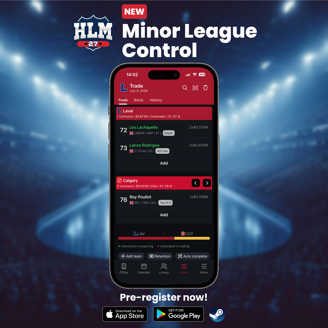 HLM27 Feature Reveal: Minor League Control