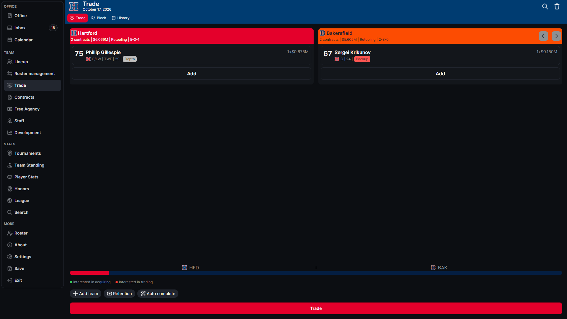 minor league controls